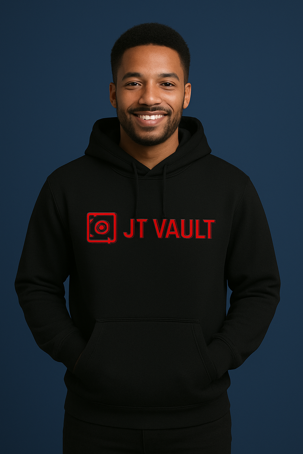 JT VAULT Classic Hoodie – Premium Comfort & Style.